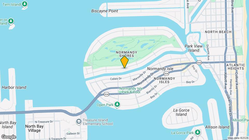 710 S Shore Dr Map and Location Details