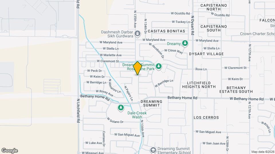 6132 N Florence Ave Map and Location Details