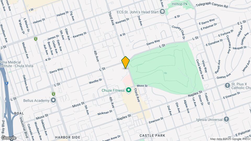 Sereno Mapa y Detalles de la Ubicación