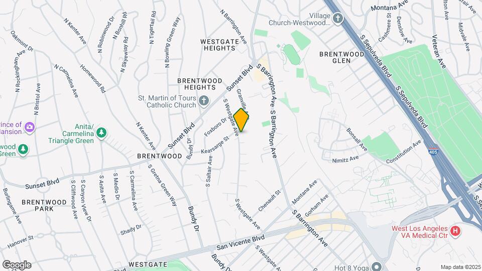 210 S Westgate Ave Map and Location Details