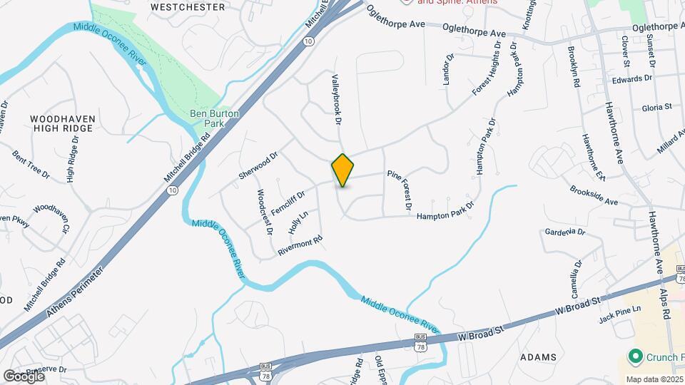 750 Pine Forest Dr Map and Location Details