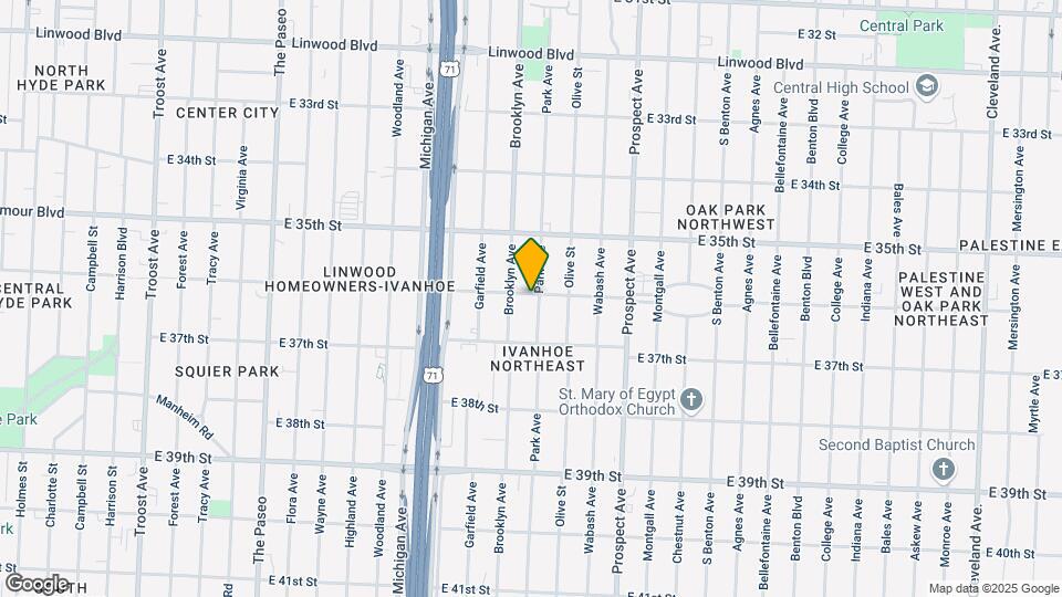 3604 Park Ave Map and Location Details