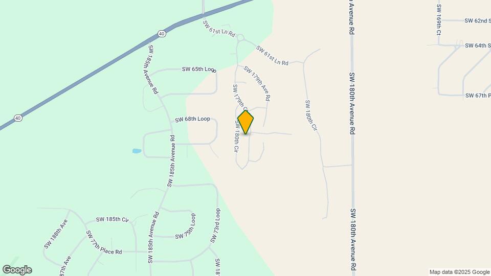 7052 SW 179th Ct Rd Map and Location Details