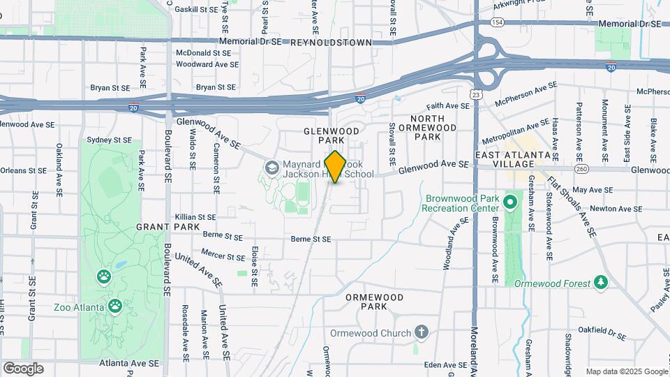 915 Glenwood Ave SE Atlanta, GA 30316 Map and Location Details