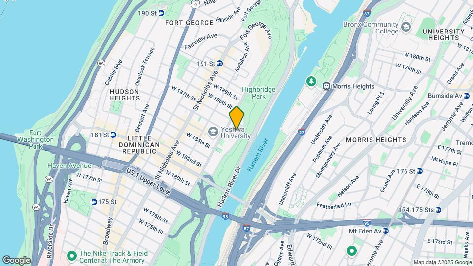 475 W 186th St Map and Location Details