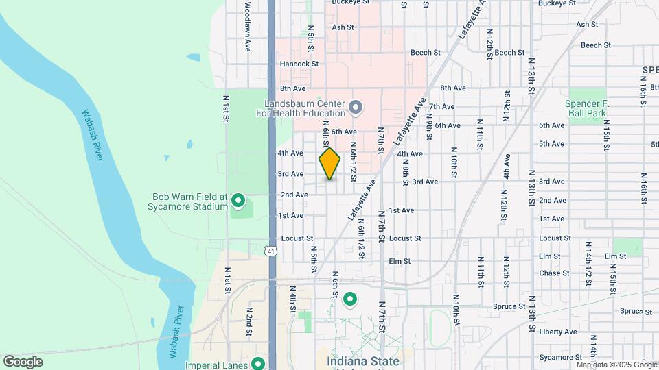 1115 N 6th St Map and Location Details
