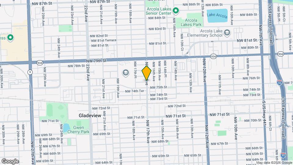 1712 NW 76th St Map and Location Details