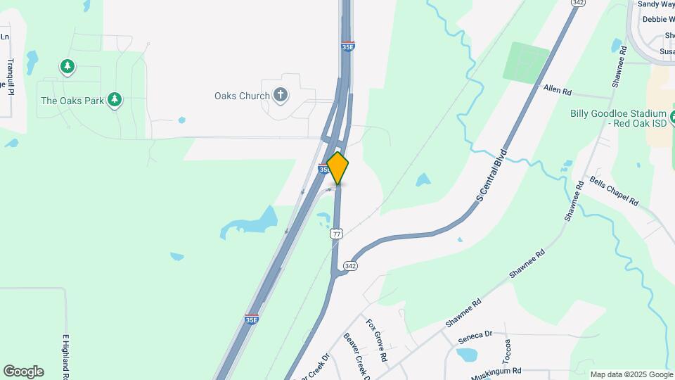 5016 S I-35 Frontage Rd Map and Location Details
