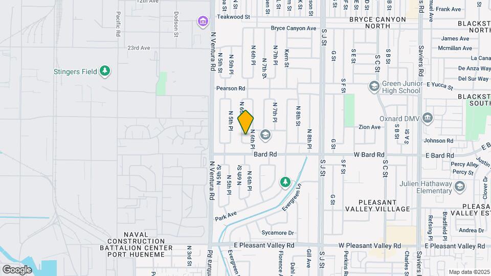 1434 N 6th St Map and Location Details