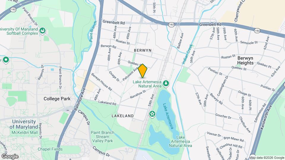 8401 Potomac Ave Map and Location Details