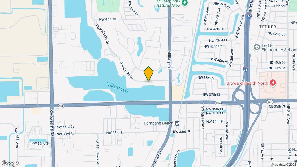 1100 Crystal Lake Dr Mapa y Detalles de la Ubicación