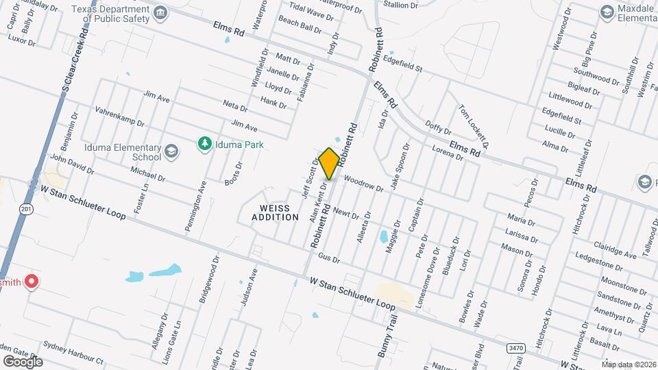 4202 Alan Kent Dr Mapa y Detalles de la Ubicación