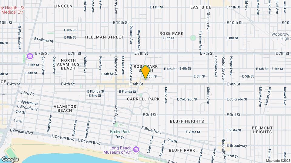 2333 E 4th St Map and Location Details