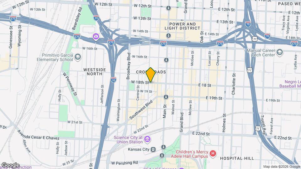 1803 Wyandotte St Map and Location Details