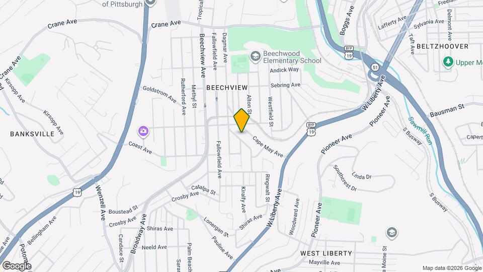 1646 Longmore Ave Map and Location Details