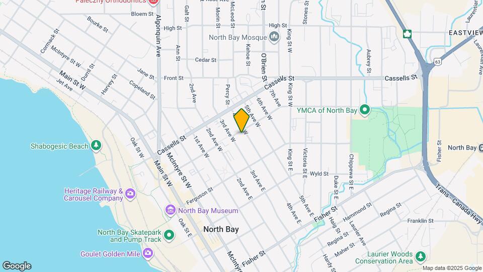 853 Fraser St Map and Location Details