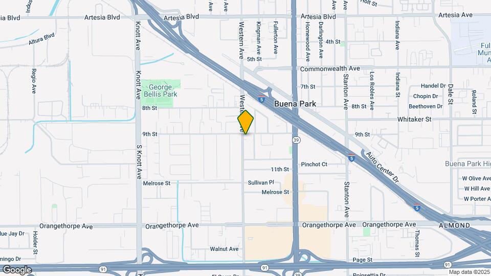 7502 9th St Map and Location Details