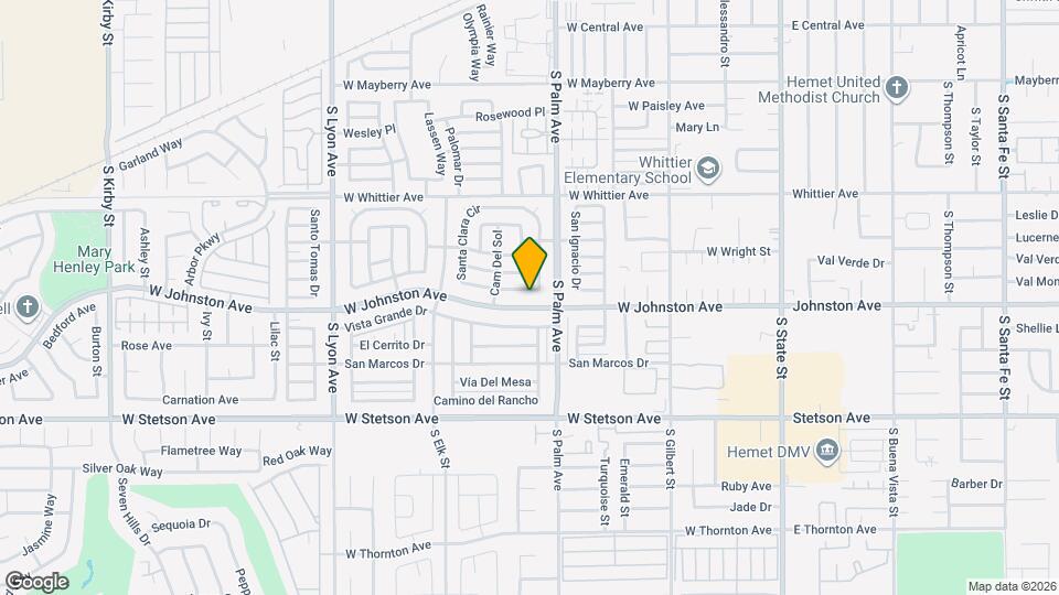 750 Santa Clara Cir Map and Location Details