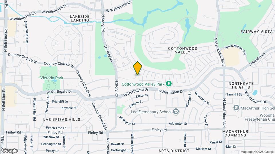 4008 E Hill Dr Map and Location Details