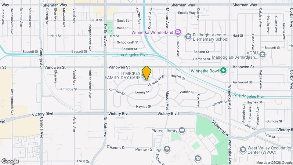 20617 Archwood St Map and Location Details