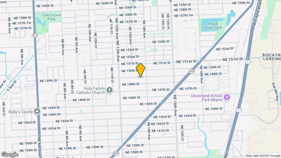 1350 NE 149th St Map and Location Details