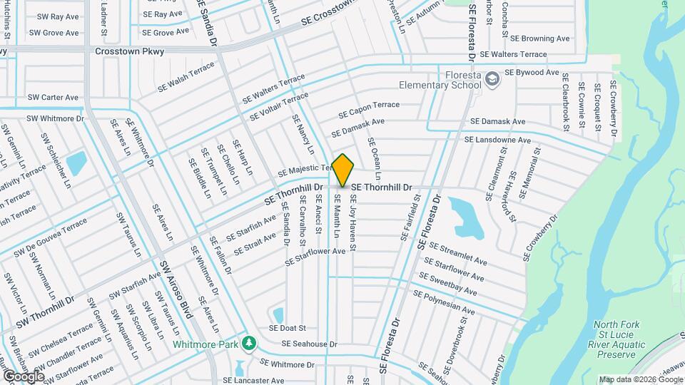 1701 SE Manth Ln Map and Location Details