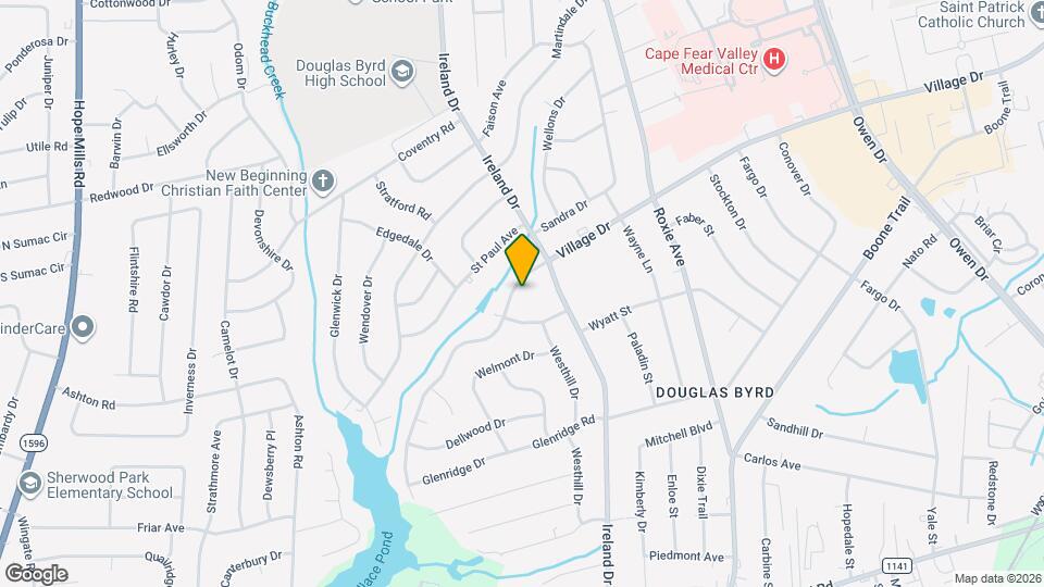 3921 Village Dr Mapa y Detalles de la Ubicación
