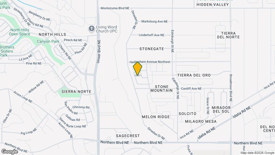 2409 Talisker St NE Map and Location Details