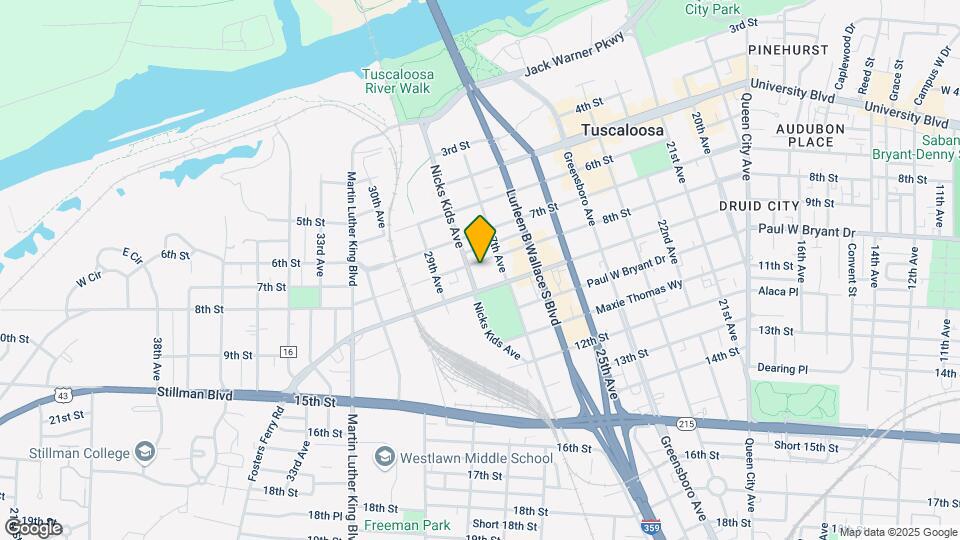 2723 8th St, Unit B Map and Location Details