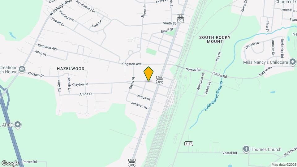 227 Clayton St Map and Location Details