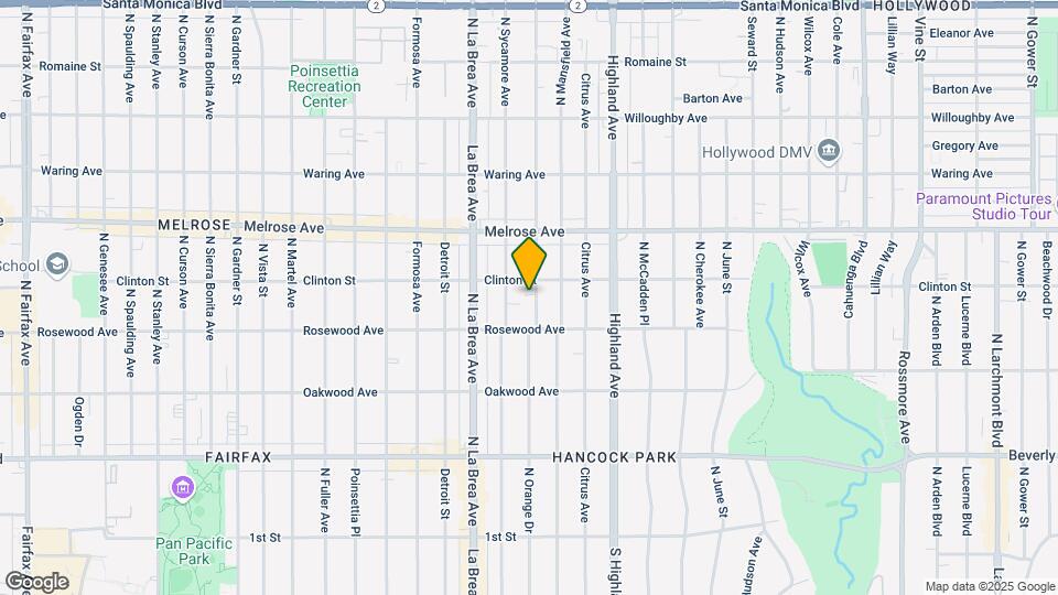 533 N Orange Dr Map and Location Details
