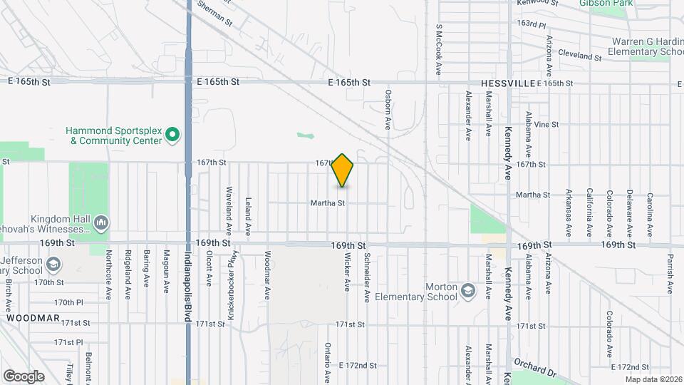 6740 Wicker Ave Mapa y Detalles de la Ubicación