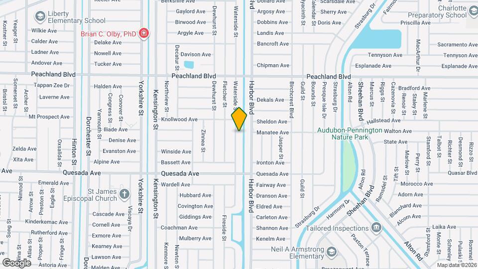 1166 Waterside St Map and Location Details