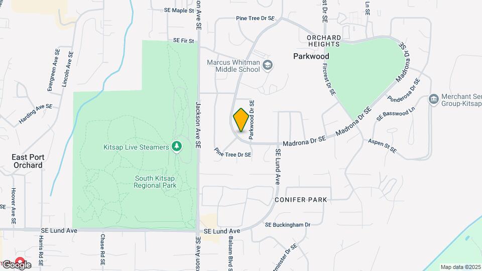 2607 Madrona Dr SE Map and Location Details