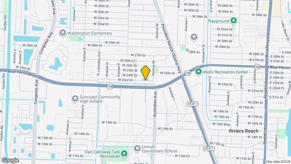 1129 W 23rd St Map and Location Details