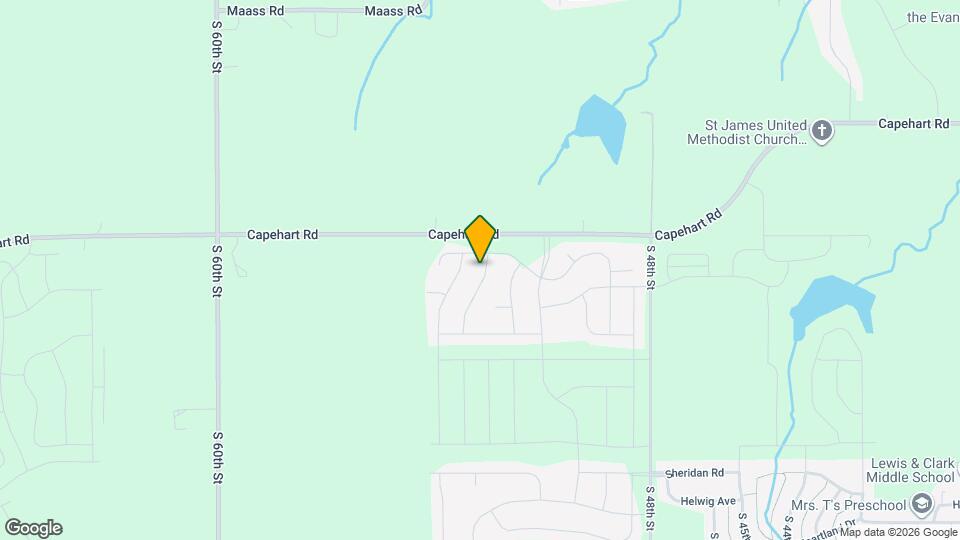 12908 S 54th St Map and Location Details