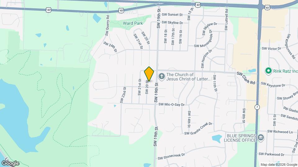1508 SW 20 St Map and Location Details