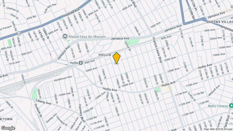 100-14 199th St Mapa y Detalles de la Ubicación
