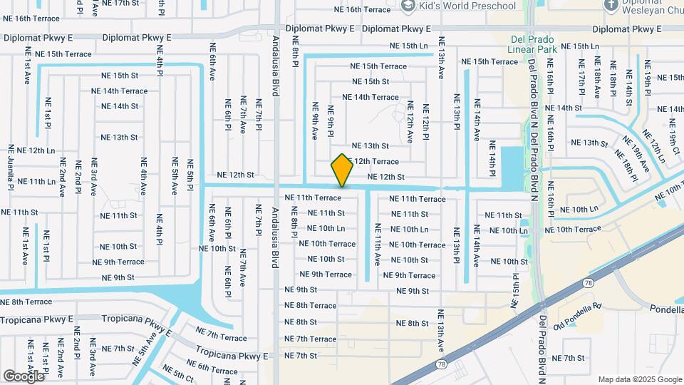 925 NE 11th Terrace Map and Location Details