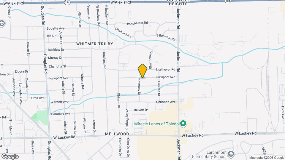 1913 Newport Ave Map and Location Details