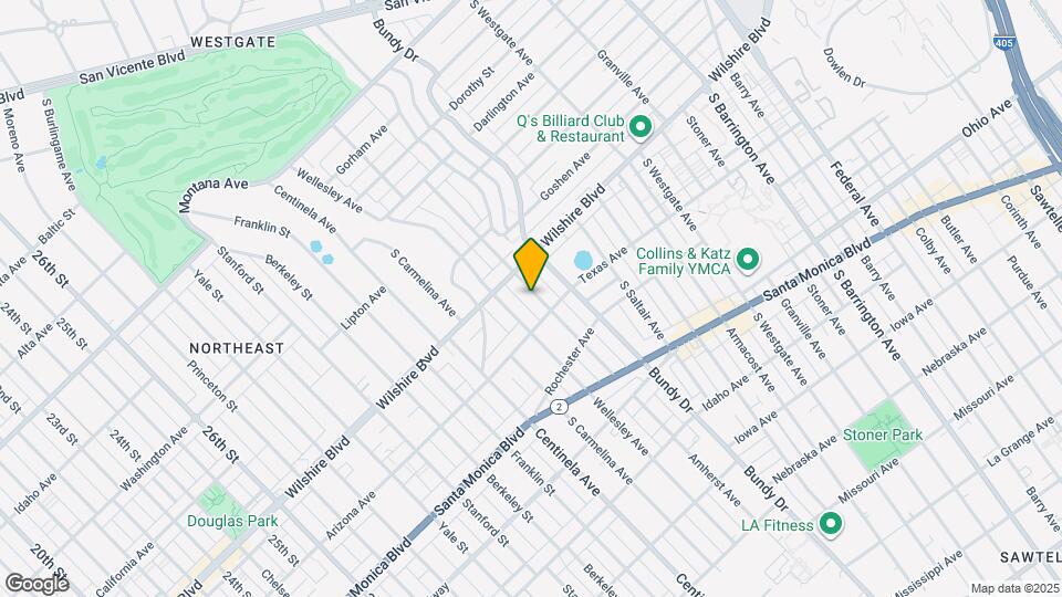 1233 Amherst Ave, Unit 204 Mapa y Detalles de la Ubicación