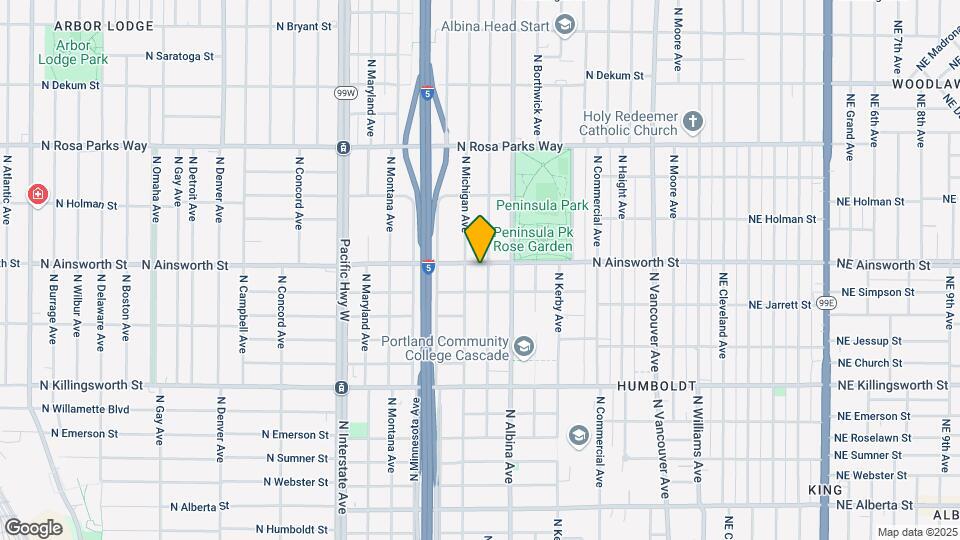 910 N Ainsworth St Map and Location Details