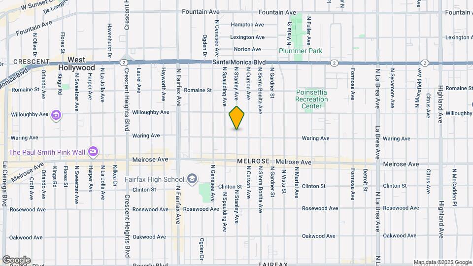 809 N Stanley Ave Map and Location Details