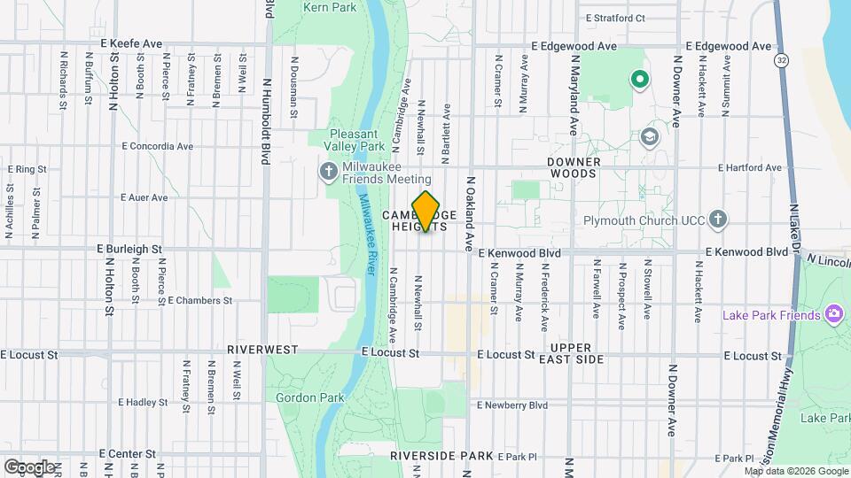 3114 North Newhall Street Map and Location Details