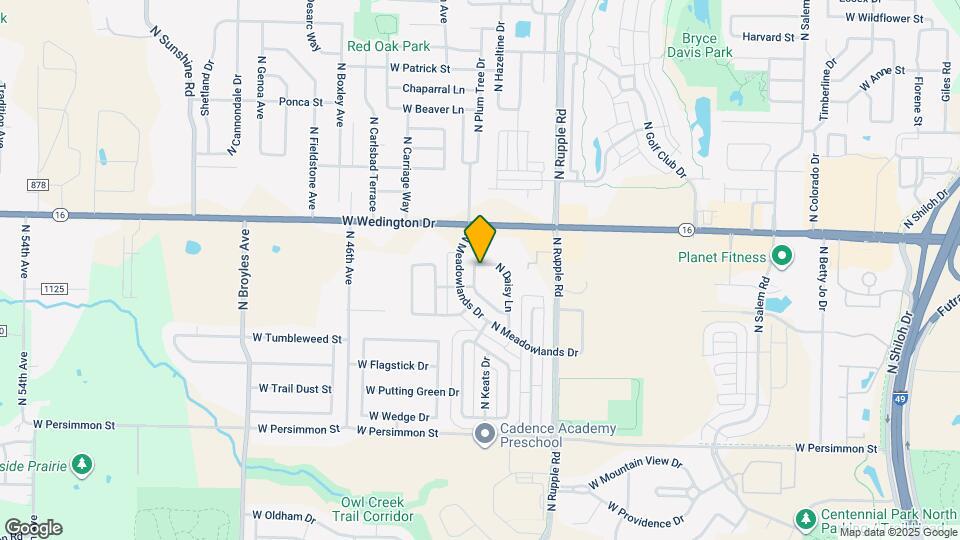 985 N Daisy Ln Map and Location Details