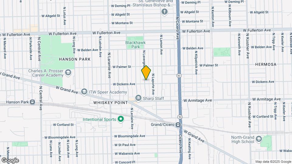 4954 W Dickens Ave Map and Location Details