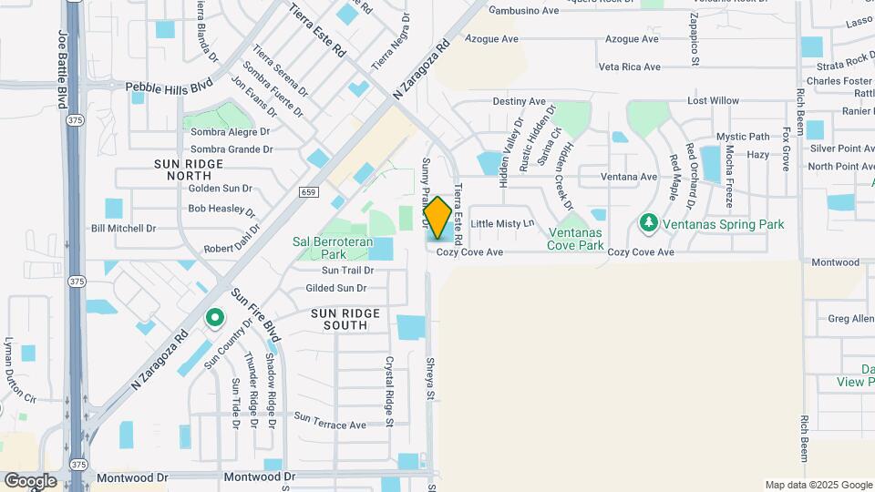 12709 Cozy Cove Ave Map and Location Details