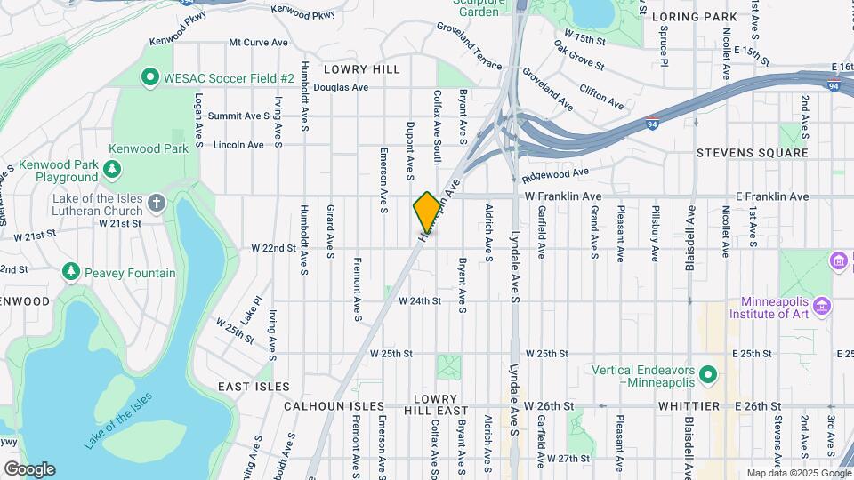 2121 Hennepin Ave S Map and Location Details