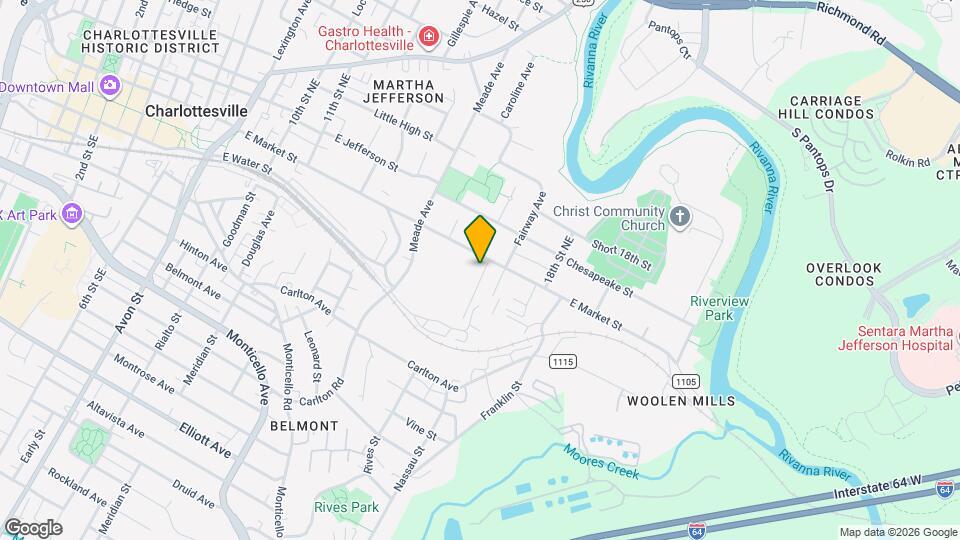 1403 Burgess Ln Map and Location Details