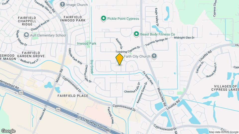 14923 Darby Retreat Ln Map and Location Details